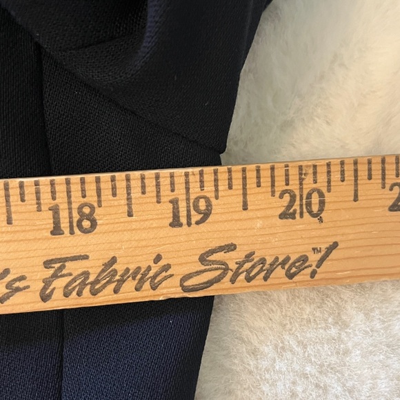 VTG Ralph Lauren Navy WOOL Blazer Embroidered Crest Patch Women's Size 6 Preppy - Picture 11 of 16